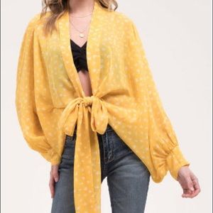 Ditsy Print Kimono